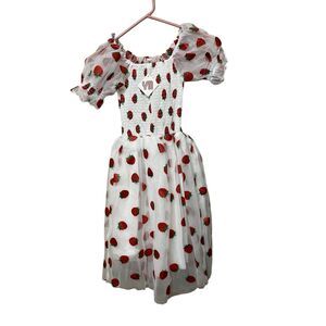 YM NWT Kids Strawberry Trendy Pagent Formal Dress Size 5/6